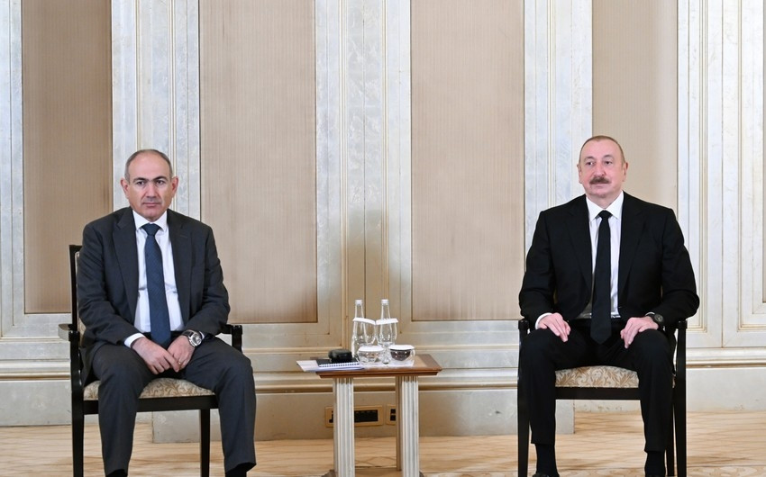 Paşinyan Cənubi Qafqazda sülhə verdiyi töhfəyə görə İlham Əliyevə minnətdarlığını bildirib