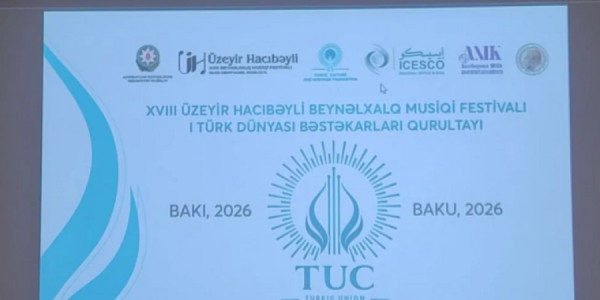 Bakıda I Türk Dünyası Bəstəkarları Qurultayının açılış mərasimi keçirilir
