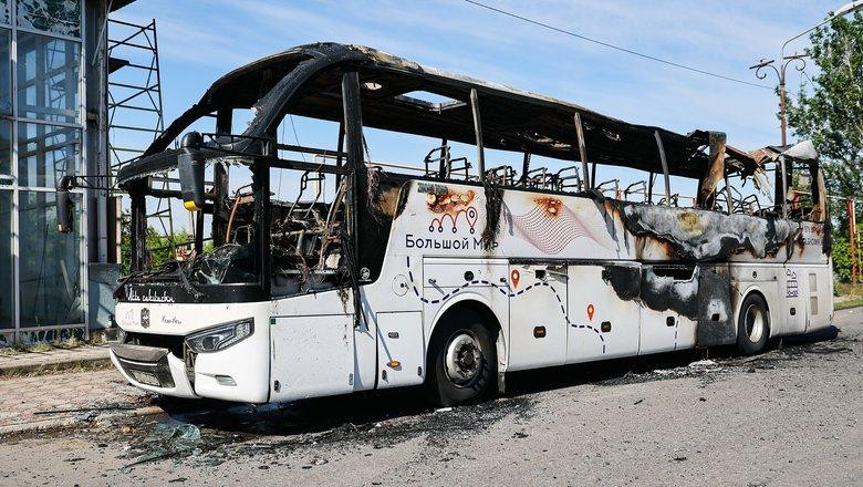 Ukrayna qüvvələri Gorlovkada sərnişin avtobusuna hücum edib, 11 nəfər yaralanıb