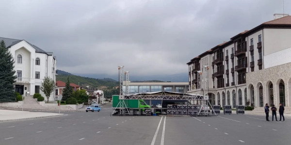Xankəndidə Şəhər Gününə hazırlıq gedir