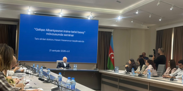 Həsən Həsənov: Atropatena və Qafqaz Albaniyasının tarixi ilə bağlı yanaşmalar yenidən nəzərdən keçirilməlidir