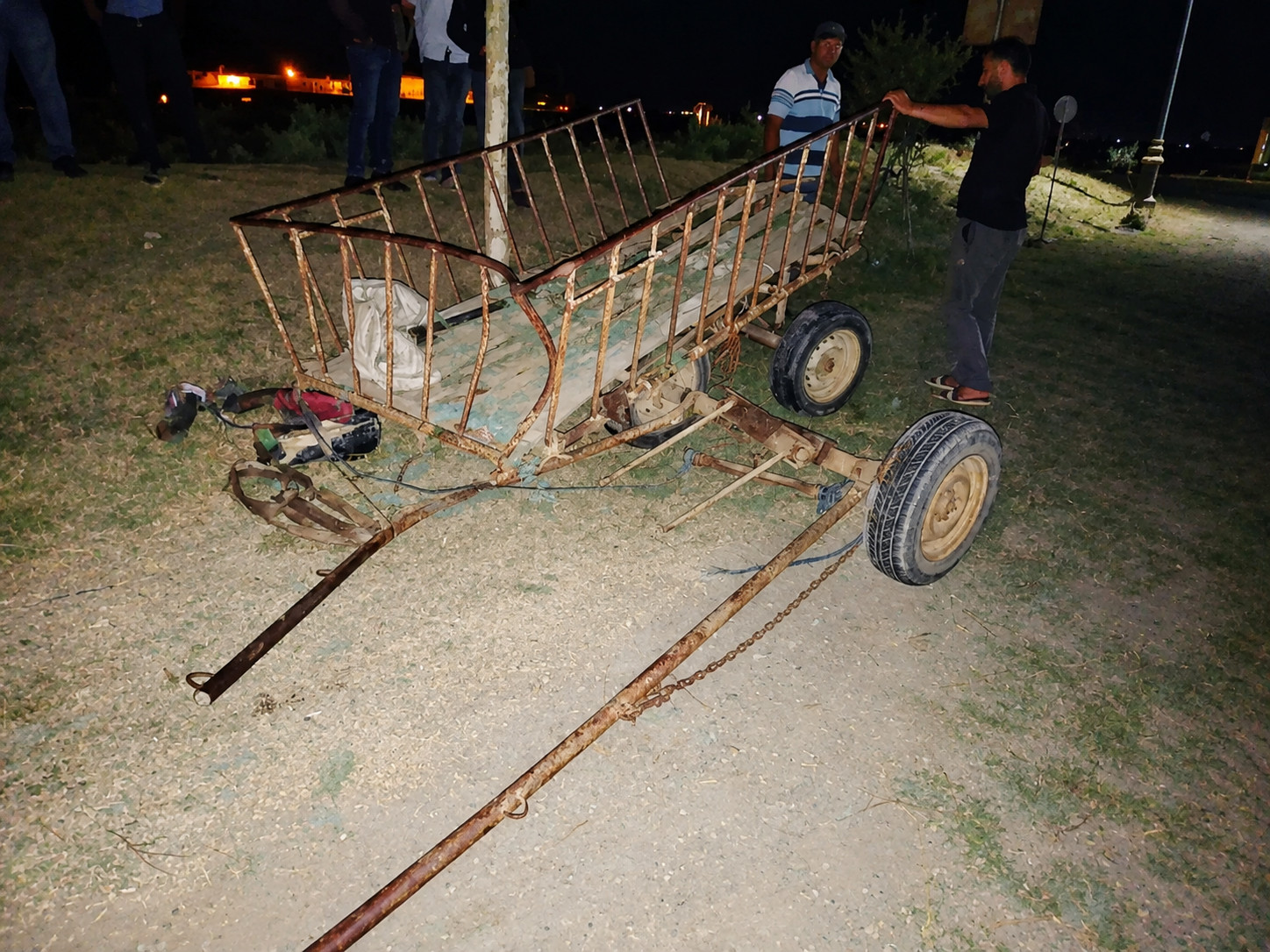 Cəlilabadda "Mercedes" at arabası ilə toqquşub, xəsarət alanlar var