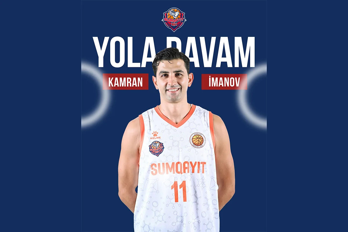 "Sumqayıt" basketbol klubu Kamran İmanovla müqavilənin müddətini uzadıb