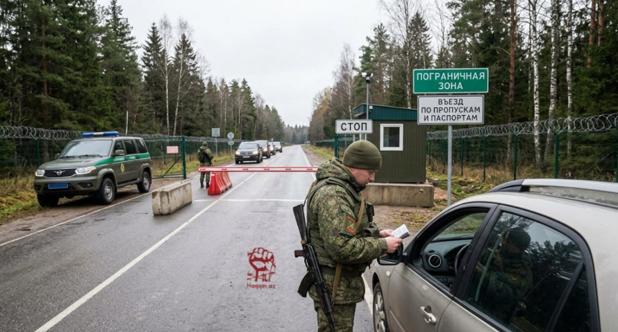 Rusiya Estoniya sərhədində hərəkəti məhdudlaşdırdı