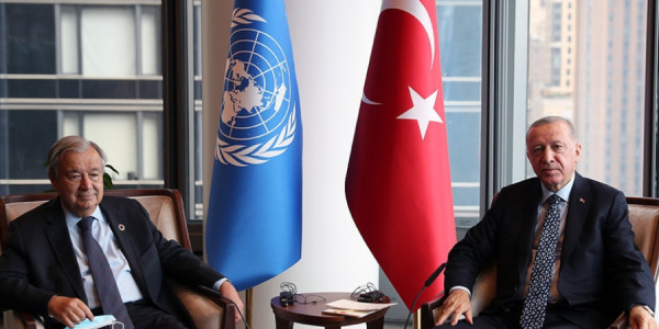 Ərdoğan BMT Baş katibi Quterreşlə görüşdü