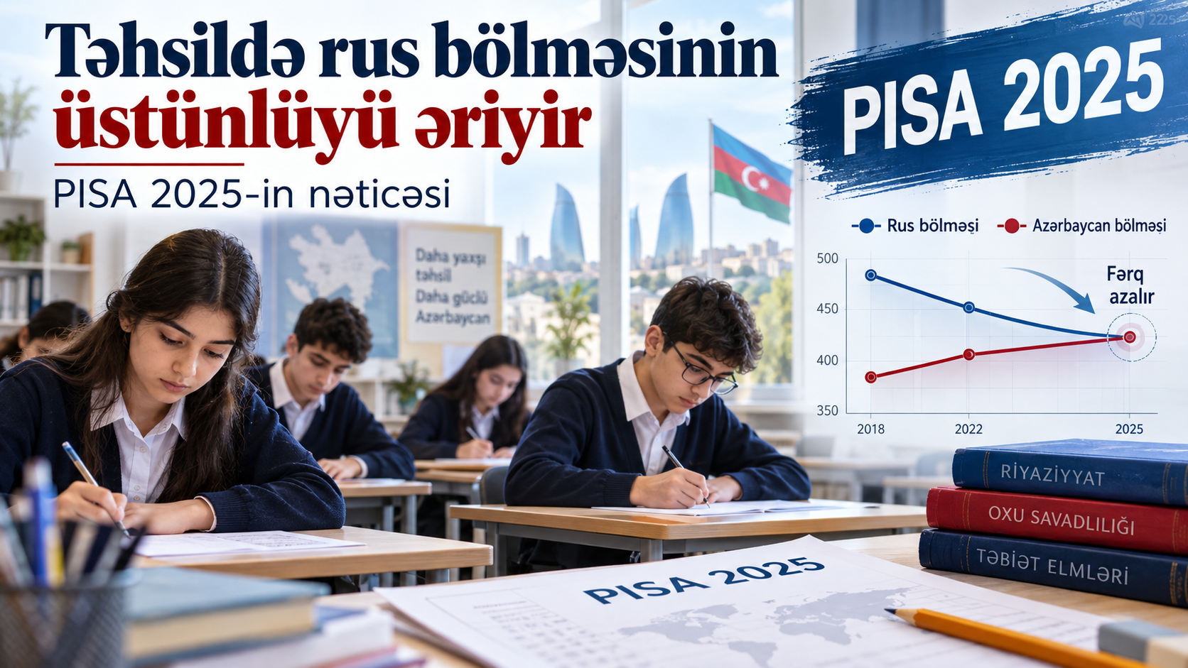 Təhsildə rus bölməsinin üstünlüyü əriyir: