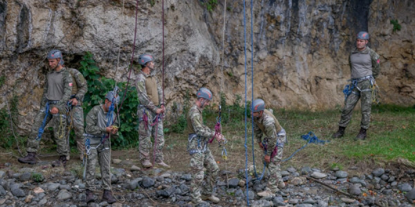 Azərbaycan, Türkiyə və Gürcüstan hərbçiləri dağ təlimində iştirak edirlər