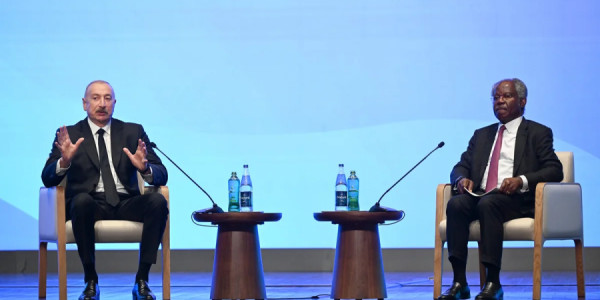Prezident: "Azərbaycan 2030-cu ilədək yük tranzitinin həcmini 25 milyon tonadək artıracaq"
