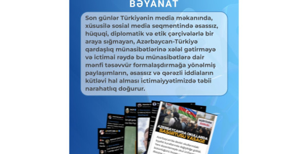 Azərbaycan tərəfi Türkiyə mediasında baş verən prosesləri diqqətlə izləyir -