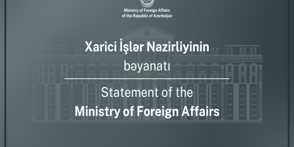 Azərbaycan XİN 27 sentyabr – Anım Günü ilə bağlı bəyanat yayıb