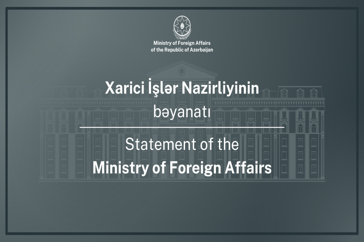 Azərbaycan XİN 27 sentyabr – Anım Günü ilə bağlı bəyanat yayıb