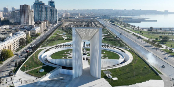 Dövlət və hökumət rəsmiləri Bakıdakı Zəfər parkında olublar