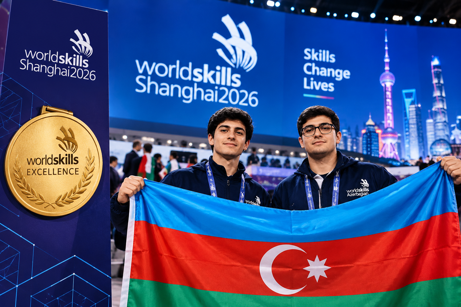 Azərbaycan “WorldSkills”də ikinci “Medal of Excellence” uğurunu qazandı