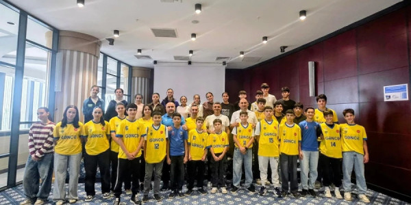 "Gəncə"nin məşqçiləri və basketbolçuları ilə görüş keçirilib