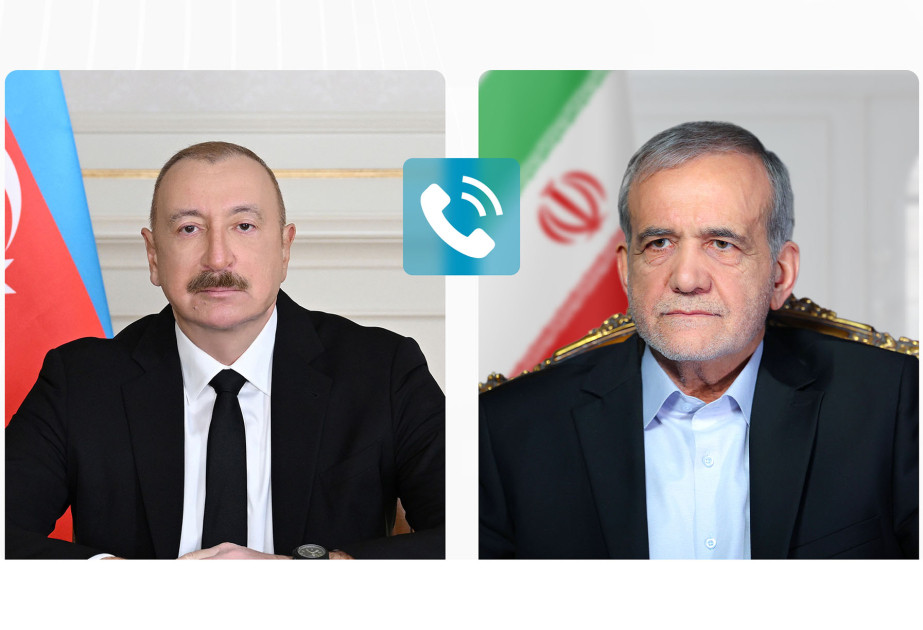 İlham Əliyev Məsud Pezeşkiana zəng edib