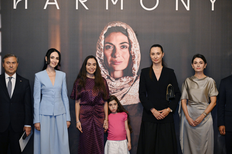 Leyla Əliyeva “Harmoniya” sənədli filminin təqdimat mərasimində iştirak edib