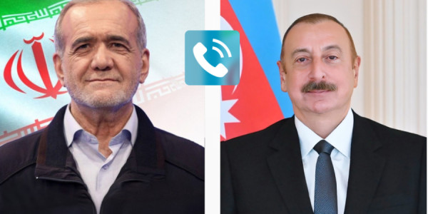İlham Əliyev Məsud Pezeşkiana zəng edib