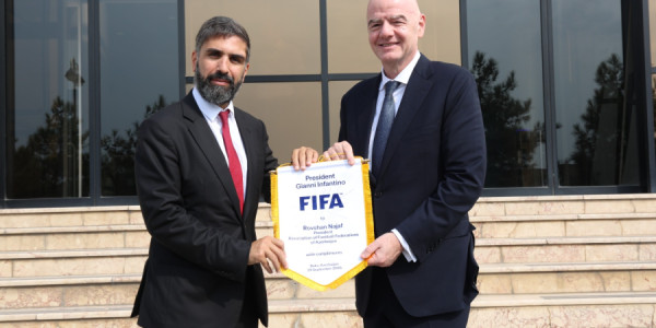 FIFA prezidentinə U-15 Dünya Çempionatına hazırlıq barədə məlumat verilib