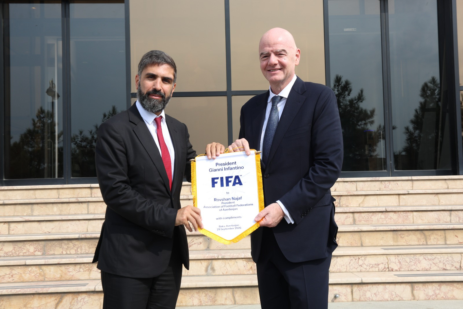 FIFA prezidentinə U-15 Dünya Çempionatına hazırlıq barədə məlumat verilib