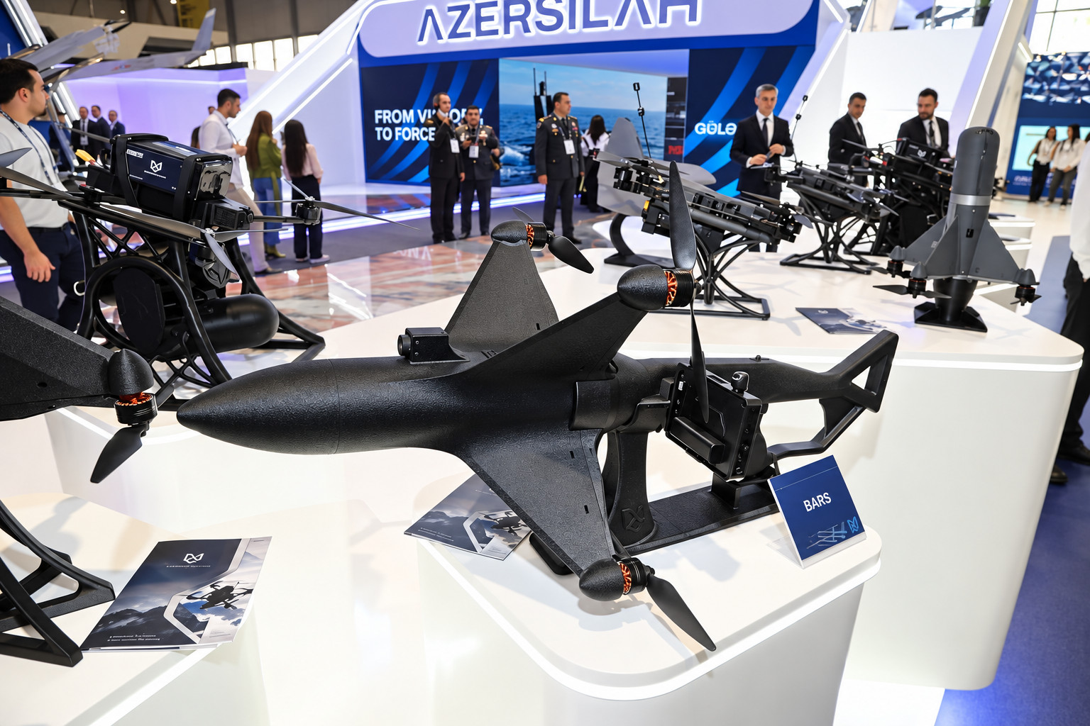 Azərbaycanın PUA-ları aşkarlayıb müdaxilə edən yeni dronu nümayiş olunub