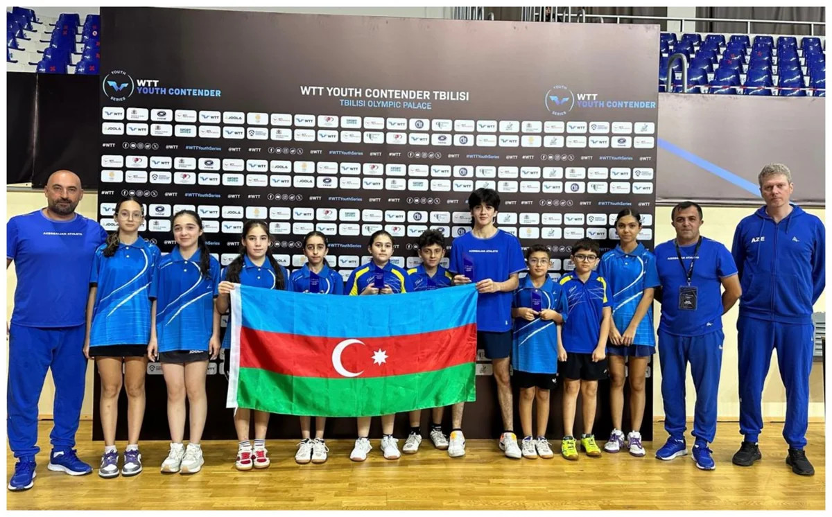 Azərbaycanın stolüstü tennisçiləri Tbilisidə 5 medal qazanıblar
