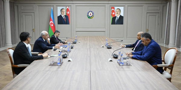 Əli Əsədov Beynəlxalq Üzgüçülük Federasiyasının prezidenti ilə görüşüb