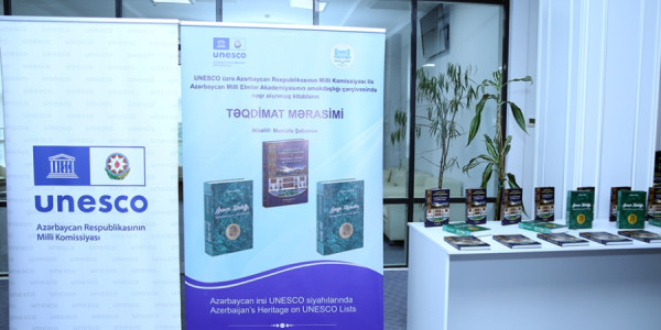 AMEA-da Azərbaycanın zəngin tarixi-mədəni irsinə həsr olunmuş kitabların təqdimat mərasimi keçirilib