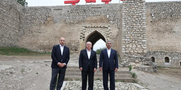Yaşar Gülər, Zakir Həsənov və İrakli Çikovani Şuşada olublar