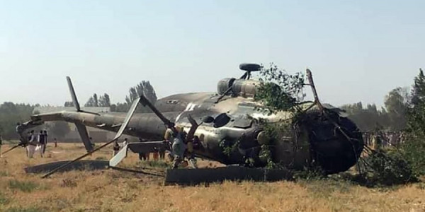 Rusiyada hərbi helikopter qəzaya uğradı