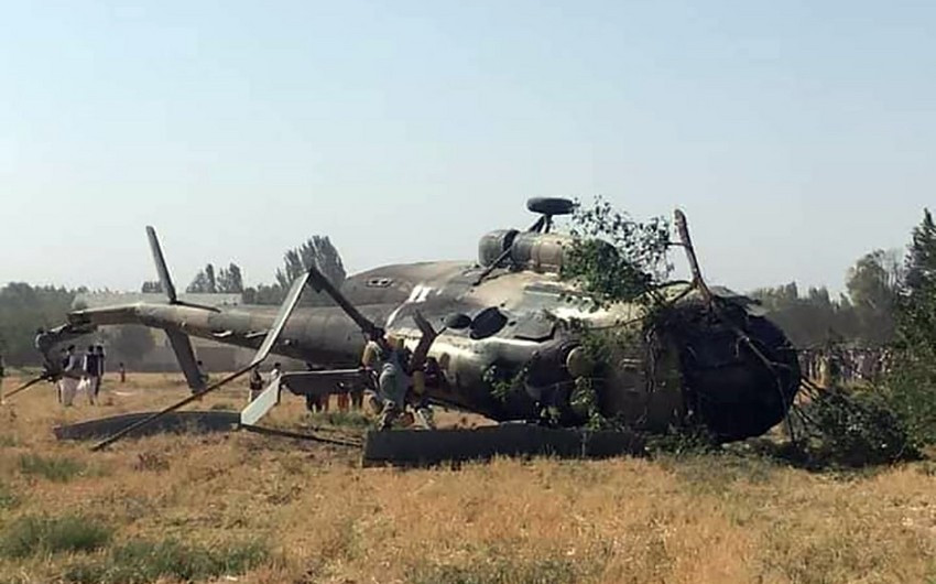 Rusiyada hərbi helikopter qəzaya uğradı