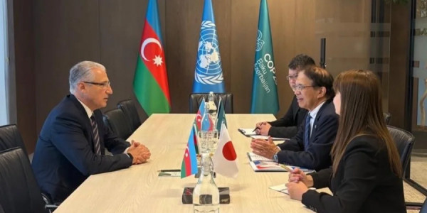 Muxtar Babayev Yaponiyanın Azərbaycandakı səfiri ilə görüşüb