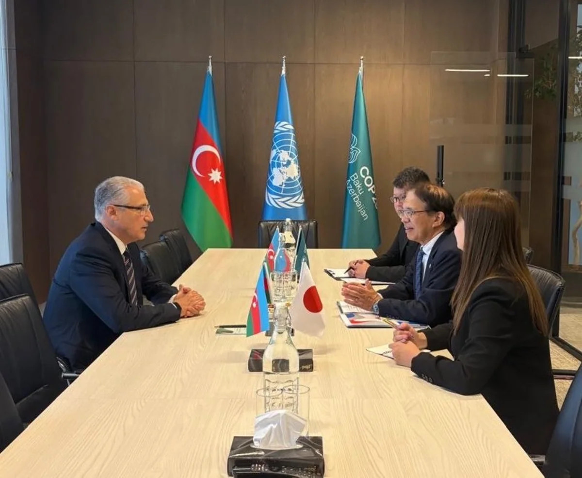 Muxtar Babayev Yaponiyanın Azərbaycandakı səfiri ilə görüşüb