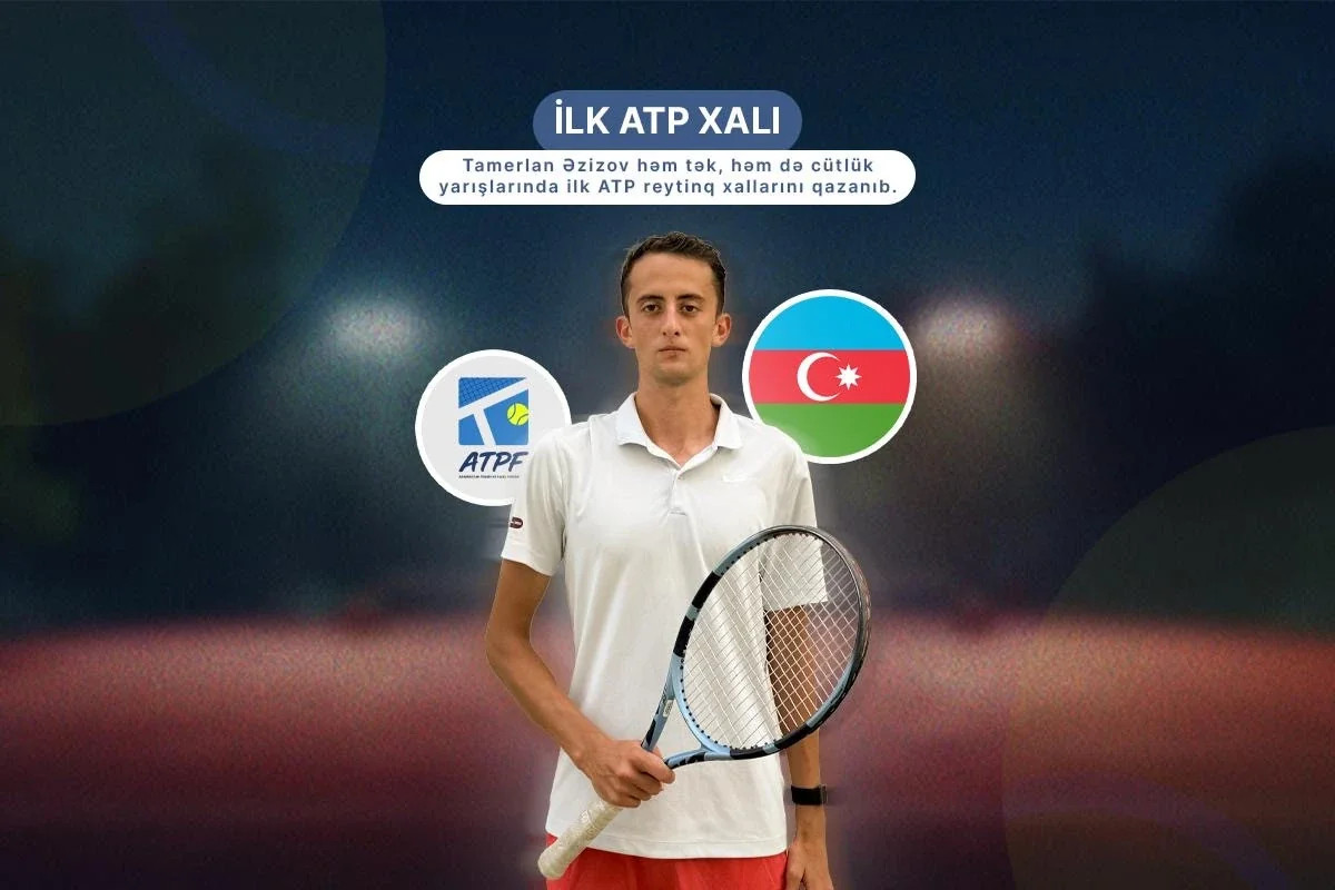 Tamerlan Əzizov: "ATP reytinq xallarını qazanmağım Azərbaycan tennisi adına tarixi andır"