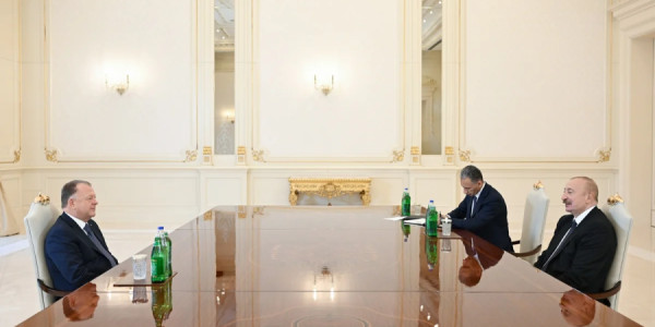 İlham Əliyev Beynəlxalq Cüdo Federasiyasının prezidentini qəbul edib