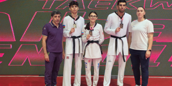 Azərbaycan taekvondoçuları beynəlxalq turnirdə 4 medal qazanıblar