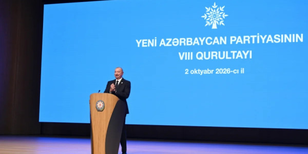 İlham Əliyevin sosial şəbəkə hesablarında YAP-ın VIII Qurultayındakı çıxışı ilə bağlı videoçarx paylaşılıb