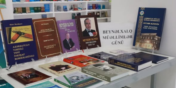 MEK-də “Beynəlxalq Müəllimlər Günü” sərgisi keçirilir