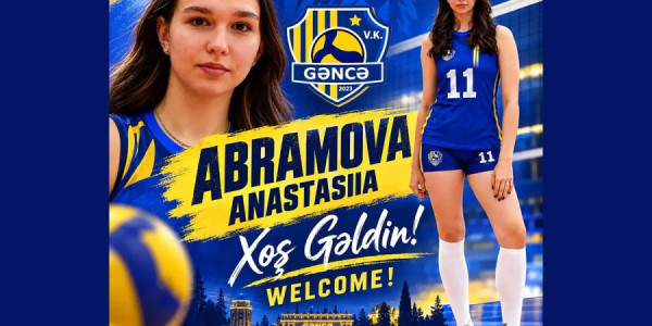 "Gəncə" rusiyalı voleybolçu Anastasiya Abramovanı heyətinə qatıb