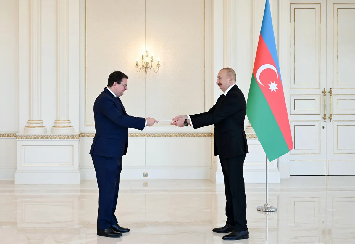 Prezident İlham Əliyev Avstriyanın Azərbaycanda yeni təyin olunmuş səfirini qəbul edib