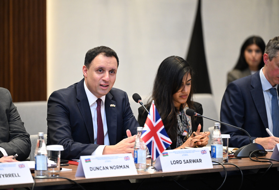 Anas Sarvar: Britaniya şirkətləri 30 ildən artıqdır ki, Azərbaycanın iqtisadi inkişafında fəal iştirak edir