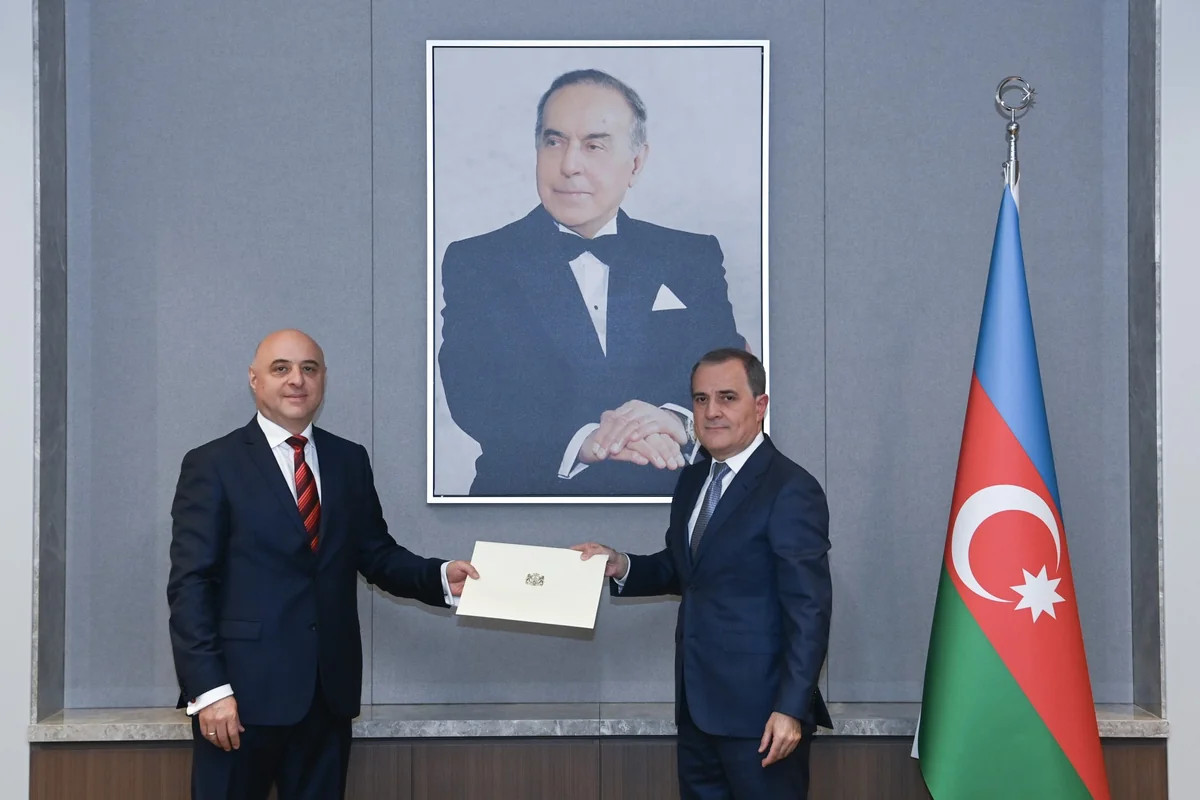 Ceyhun Bayramov Gürcüstanın Azərbaycana yeni təyin olunmuş səfirini qəbul edib