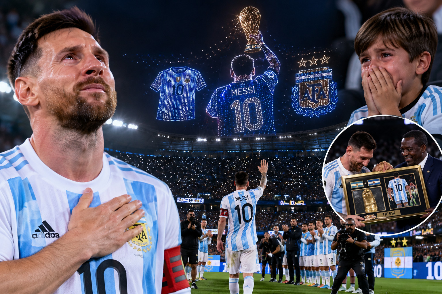 Messi göz yaşlarına boğuldu: Argentina millisində vida belə oldu