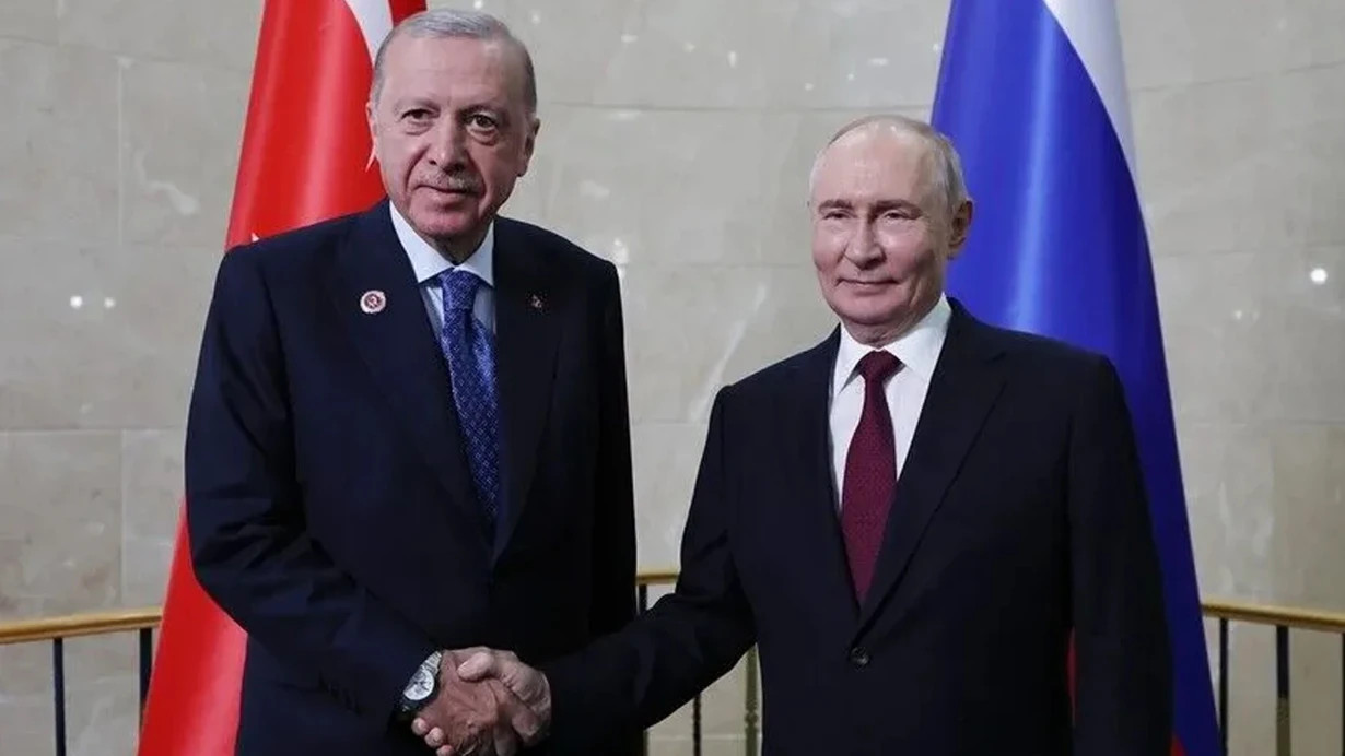 Ərdoğan Putinlə görüşüb