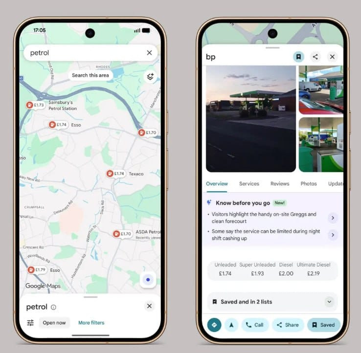 Britaniyanın Baş naziri: Ucuz benzin tapmaq üçün Google Maps-dən istifadə edin