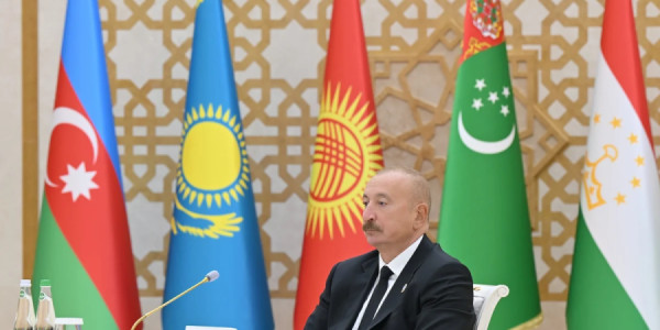 İlham Əliyev Azərbaycan və Mərkəzi Asiya Dövlət başçılarının 8-ci Məşvərət görüşündə iştirak edib -