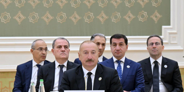 İlham Əliyev Azərbaycan və Mərkəzi Asiya Dövlət başçılarının 8-ci Məşvərət görüşündə iştirak edir