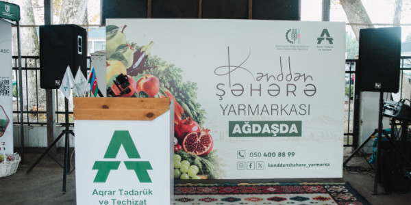 “Kənddən şəhərə” yarmarkası Ağdaşda təşkil olunub