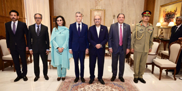 İrfan Davudov Pakistan Prezidenti ilə görüşüb