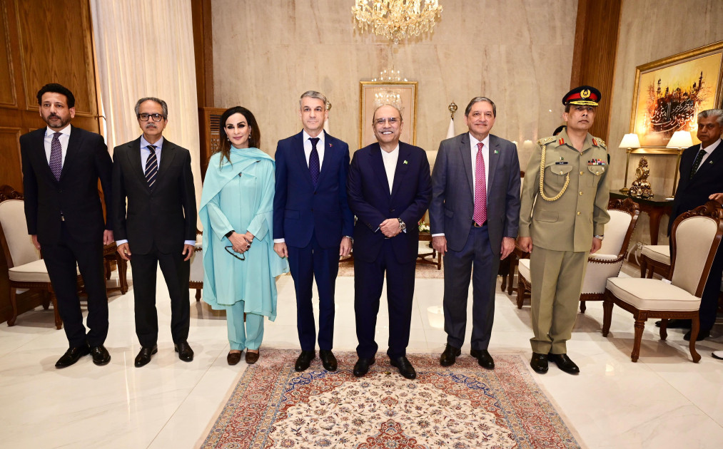 İrfan Davudov Pakistan Prezidenti ilə görüşüb