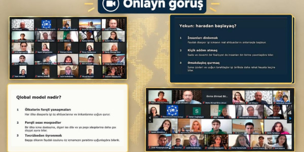 “Diaspor Akademiyası-3” layihəsinin ilk təlimi keçirilib